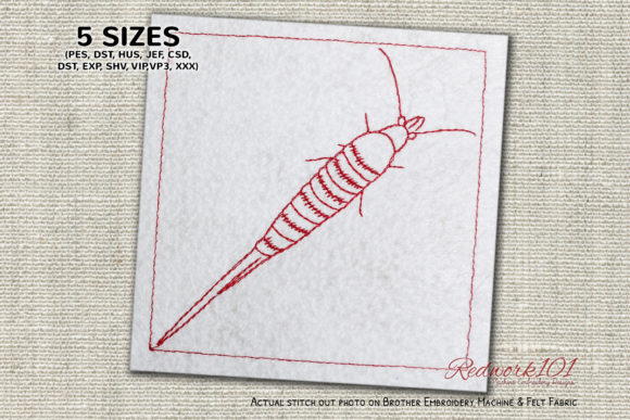 Archaeognatha Redwork: A Designer’s Take on Handmade Gifts
