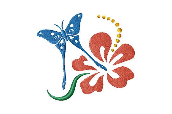 Butterfly and Hibiscus Flower: Boutique Sweatshirt Review