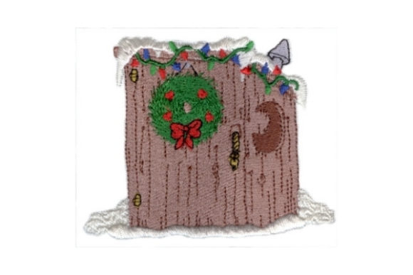 Festive Outhouse: A Designer’s Take on Christmas Embroidery for Apparel