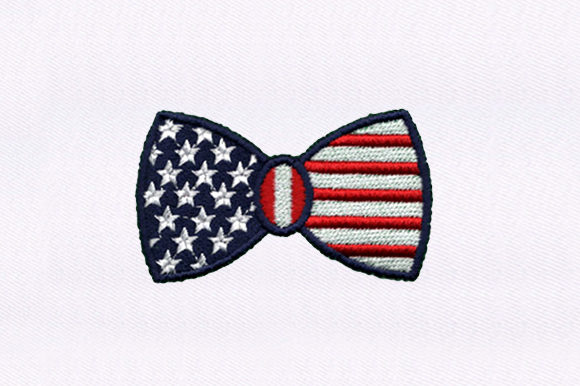 Flag Bowtie Embroidery Design Review for Real Projects