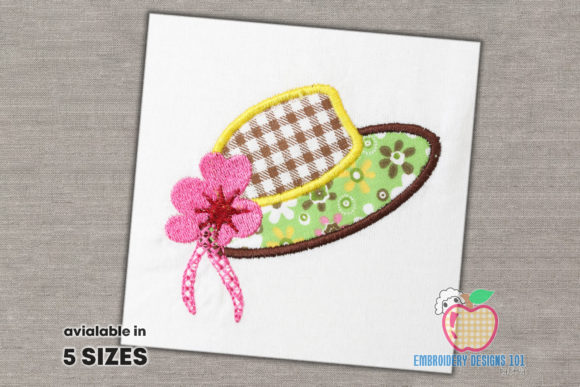 Summer Female Hat with Flower: A Seasonal Embroidery Review